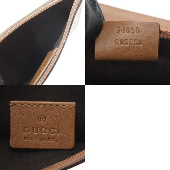 Authentic GUCCI Monogram Ring Canvas Leather Tote Bag - With Wallet & Tag - Picture 12 of 12